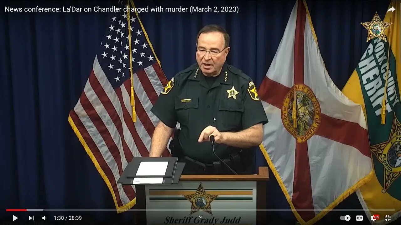 Polk County Sheriff News Conference on La'Darion Chandler