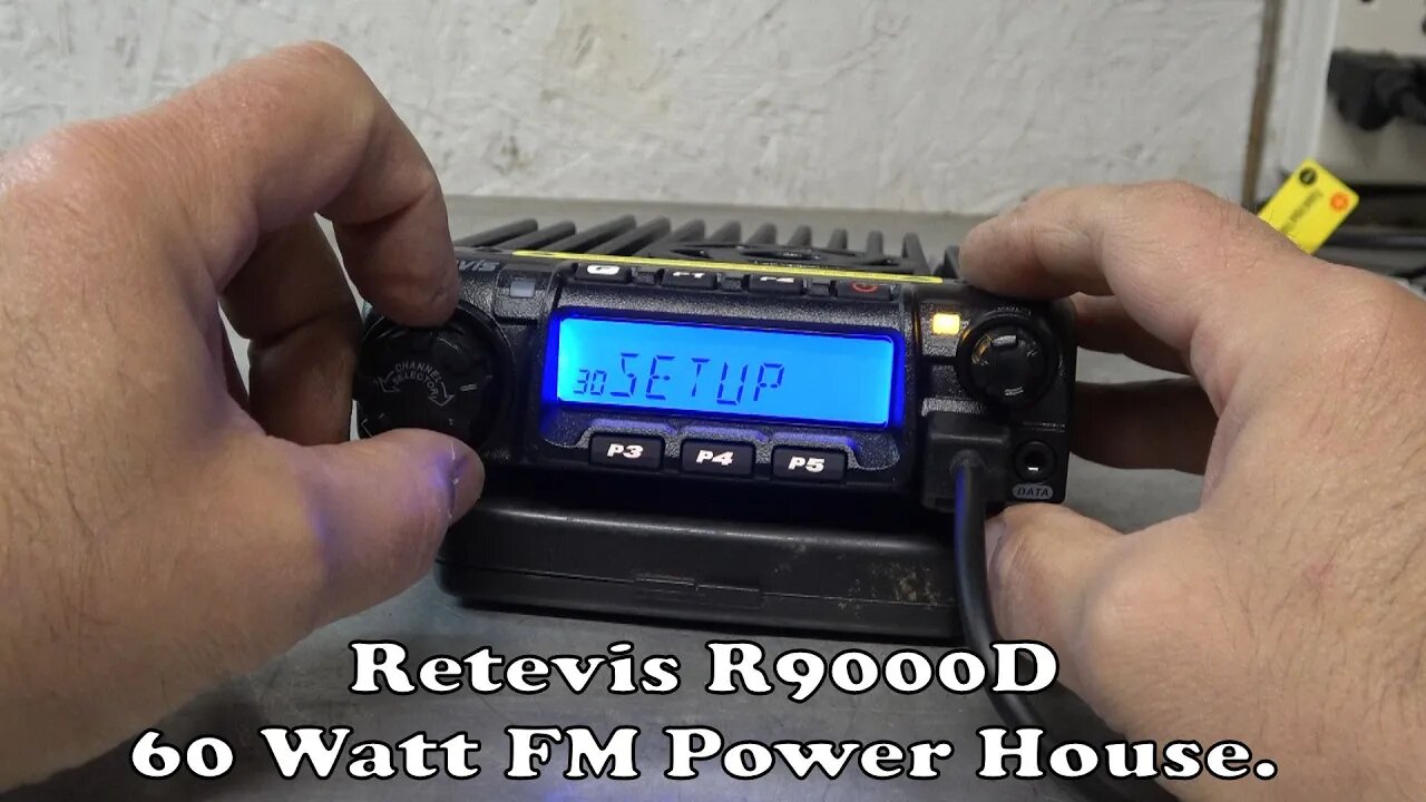 Retevis RT9000B 60 Watt Radio. This Powerful Radio From Retevis is Packed Full Of Features.