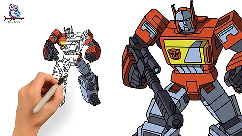 How to Draw Blaster G1 - Transformers