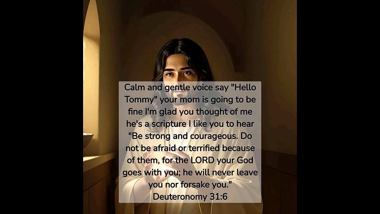 leaning on God deuteronomy 31:6