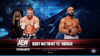 AEW Collision Buddy Matthews vs Andrade