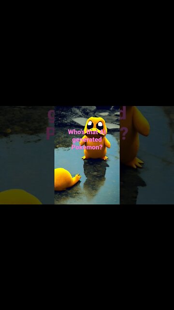 AI generated Psyduck #whosthatpokemon #pokemon