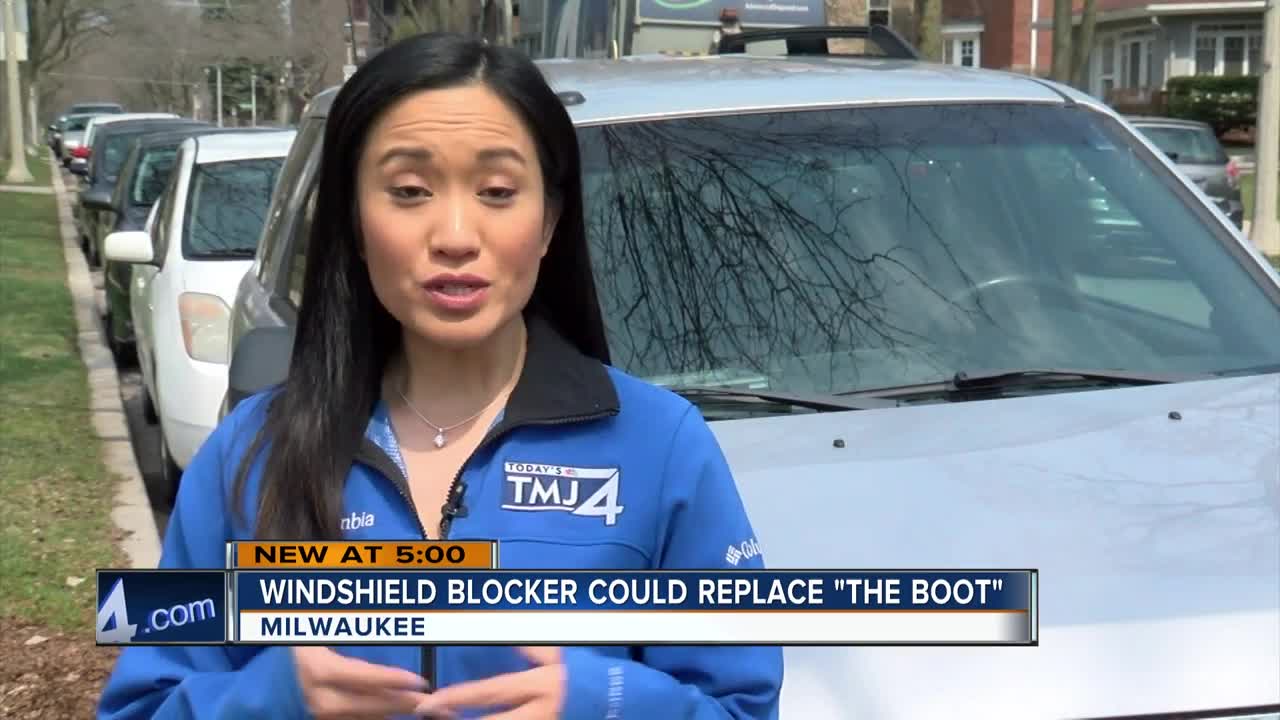 Windshield blocker could replace "The Boot"