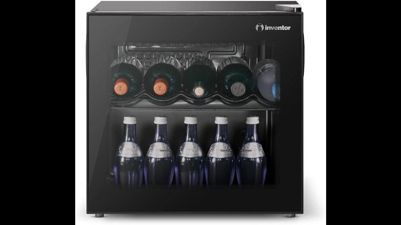 Inventor Vino Wine Cooler 43L, for Wine and beverages, Glass door and compact size (WEE/MM0449AA)