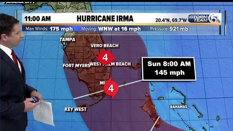 Hurricane Irma 9/7/17 - 11am update