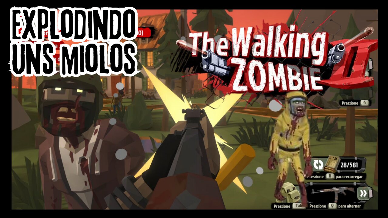 Zombies everywhere | THE WALKING ZOMBIE 2 | Let's scatter brains
