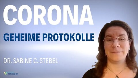 " KANZLERAMT-PROTOKOLLE : DIE DIREKTIVEN DER ANGELA MERKEL " - Dr. Sabine Stebel