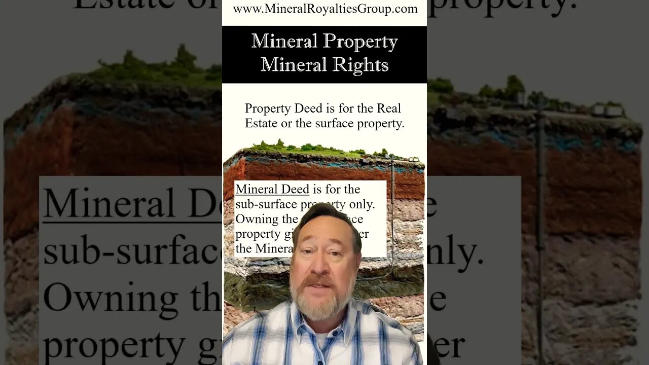 Mineral Property & Mineral Rights - Mineral Royalties #energy #property #mineral #mineralresources