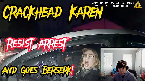 Crackhead Karen Resist Arrest And Goes Berserk!