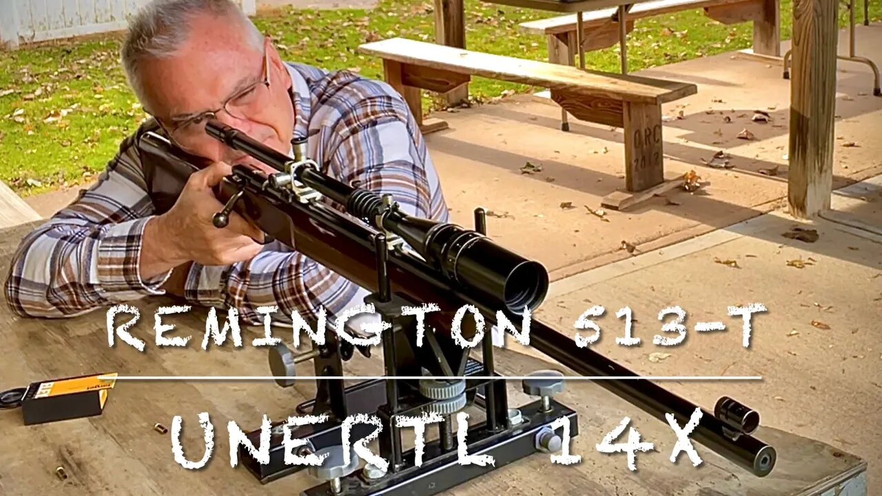 1952 Remington 513-t with 14x Unertl. 50 yard groups at the range