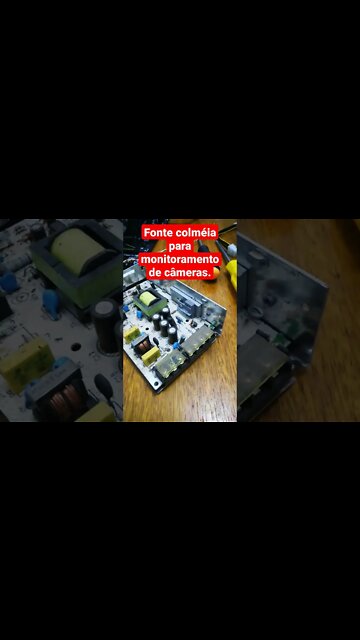 Fonte colmeia para circuito de monitoramento de câmeras.