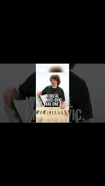 Weird Al Knife-ovic - KnifeCenter Outtakes #Shorts