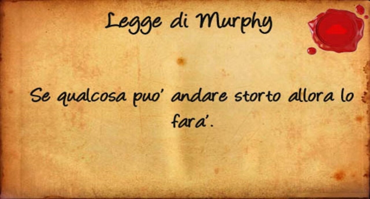 La legge di Murphy