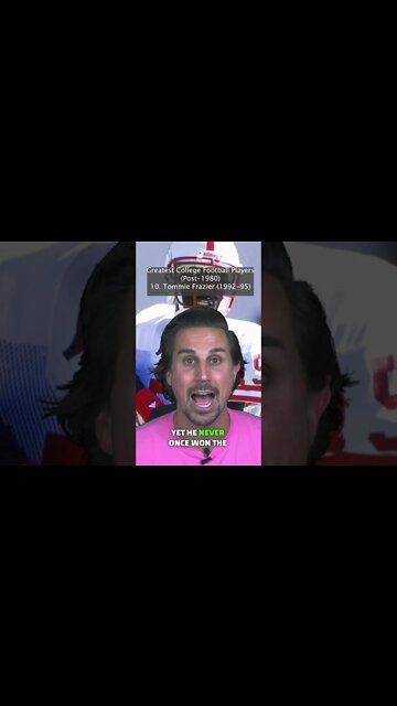 Tommie Frazier WINS #shorts #football