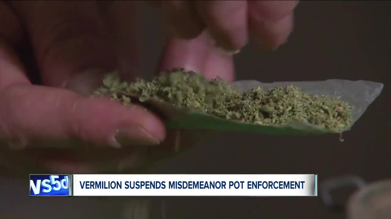 Vermilion police suspending enforcement of misdemeanor marijuana possession