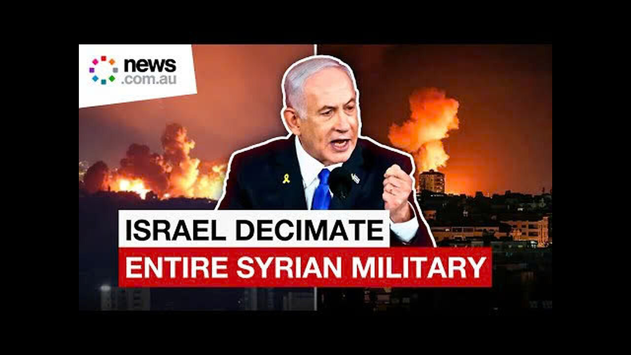 BREAKING : Israel wipes out 80 per cent of Syria’s military, including its entire navy