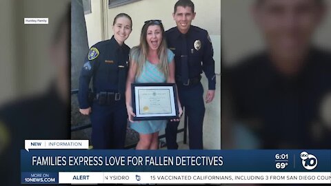 Families of married SDPD detectives reflect on couple's life following tragic crash
