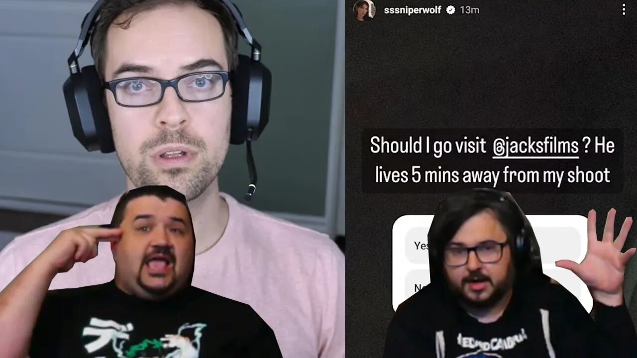 SSSniperwolf doxxed @jacksfilms | YouTube needs to do something about this!
