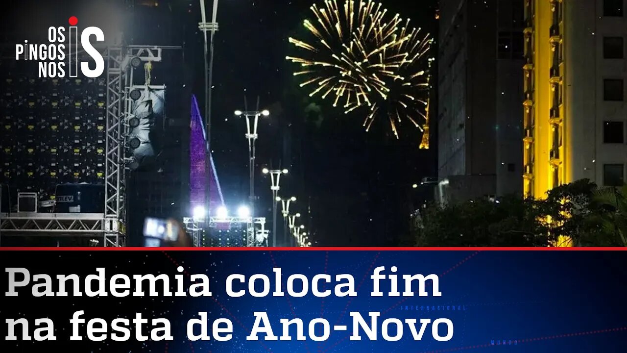 Média de mortes por covid cai, mas Covas já cancela Réveillon em SP