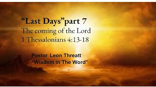 "Last Days Part 7