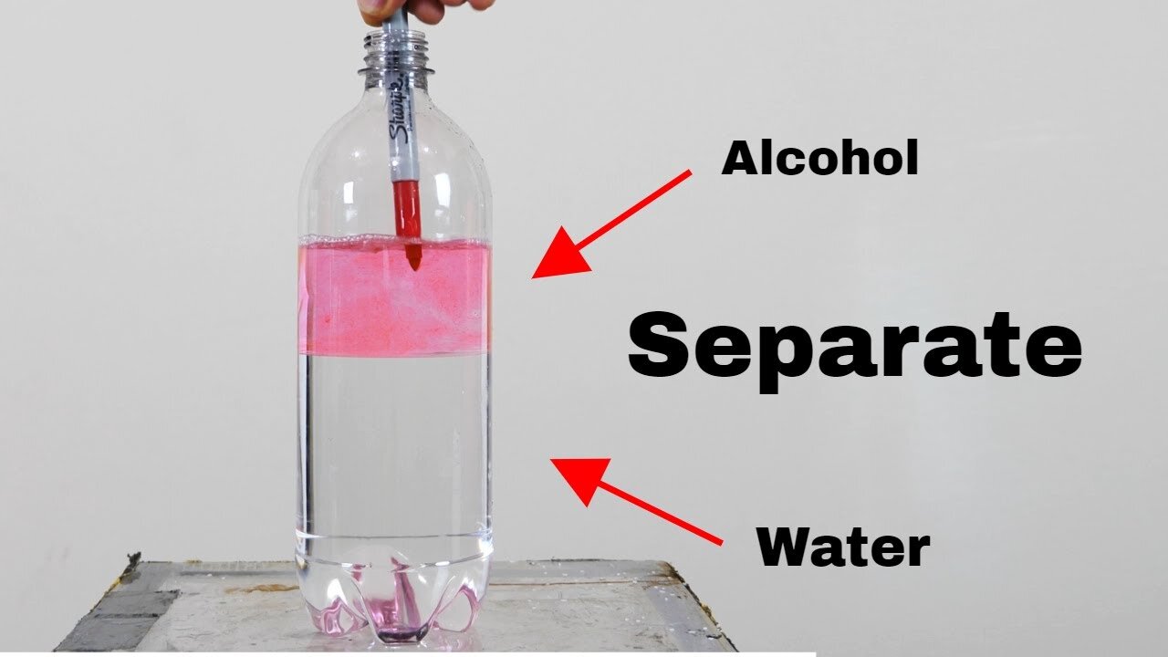 How To Separate Alcohol And Water