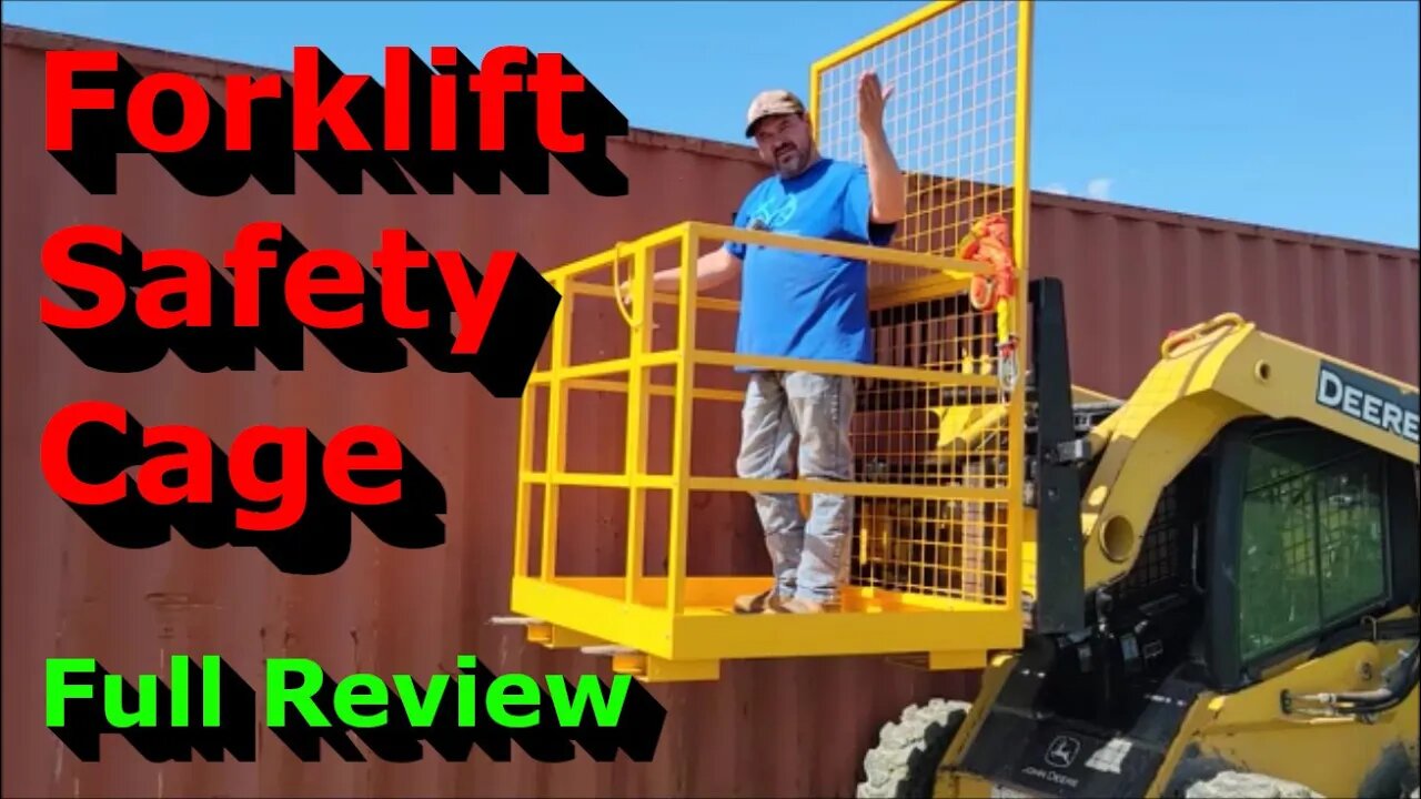 Forklift Safety Cage - Work Platform and Safety Harness - Full Review