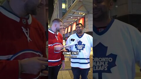 Leafs fan makes wise decision after loss to the Habs 🤣