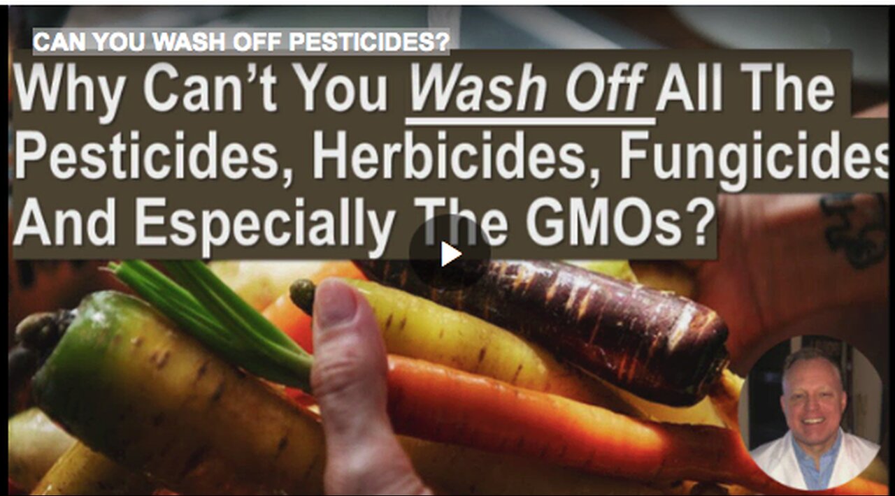 CAN YOU WASH OFF PESTICIDES?