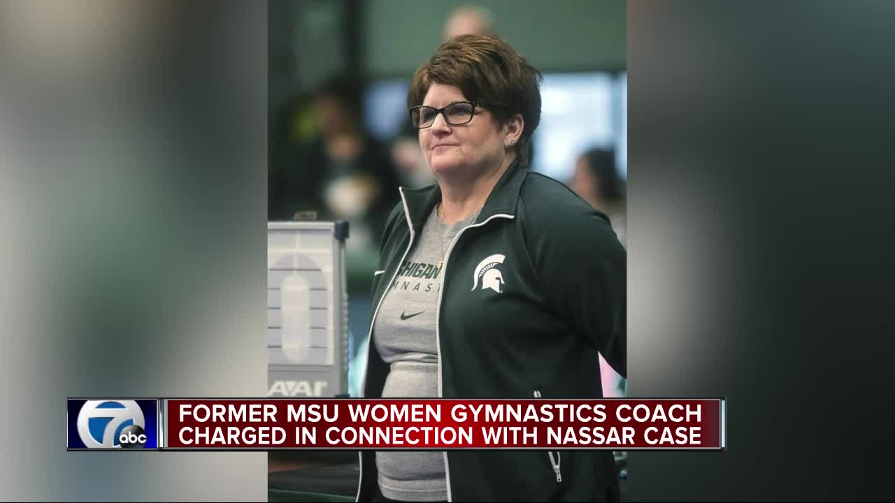 Former MSU Gymnastics coach charged with lying to investigators about Nassar