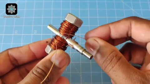 Powerful Mini Brushed Motor Using Free Energy Generator