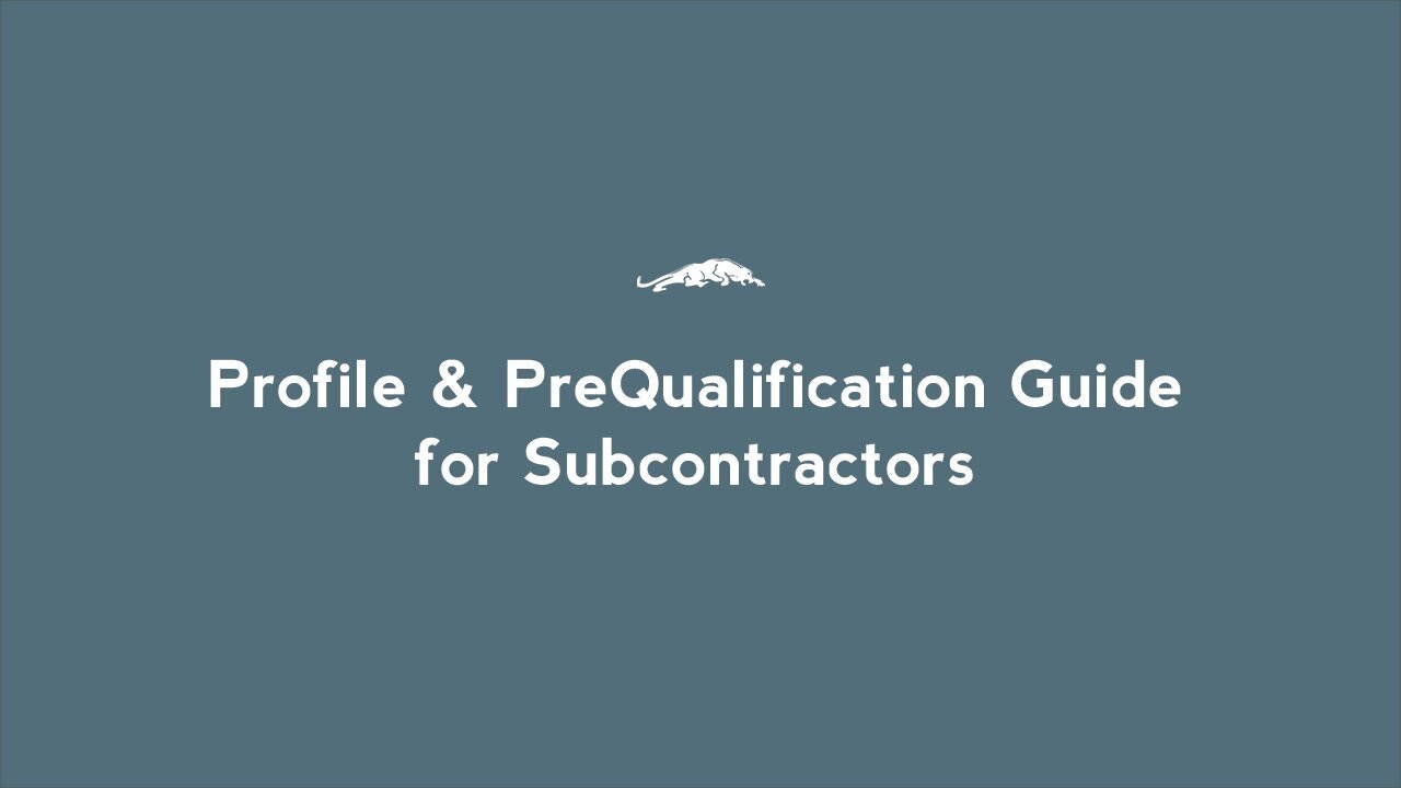 Profile & PreQual Guide - Construction Lead Generation Software
