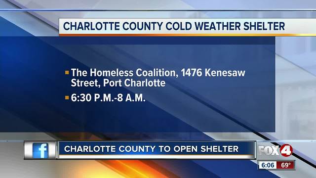 Port Charlotte homeless shelter opening