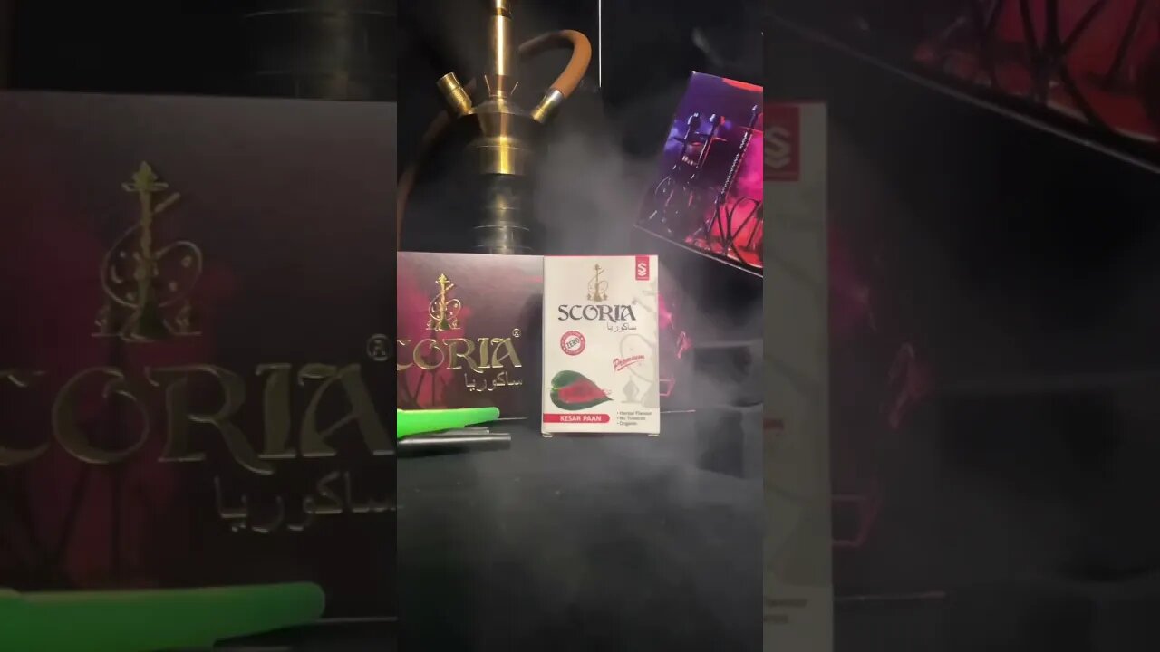 #shorts Scoria Kesar Paan Hookah Flavour || Myscoria.in || #trending #hookahtime #hookahflavour