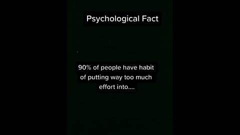 Psychological Fact