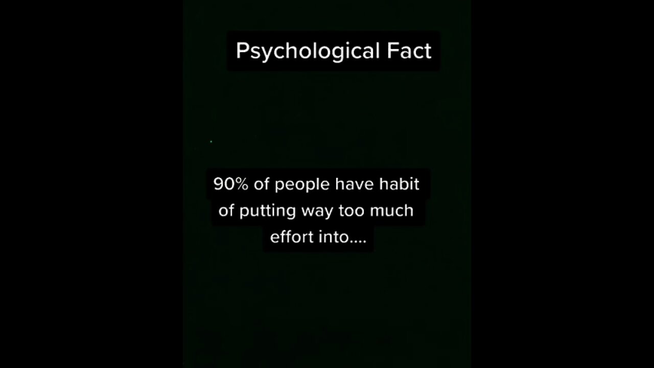 Psychological Fact