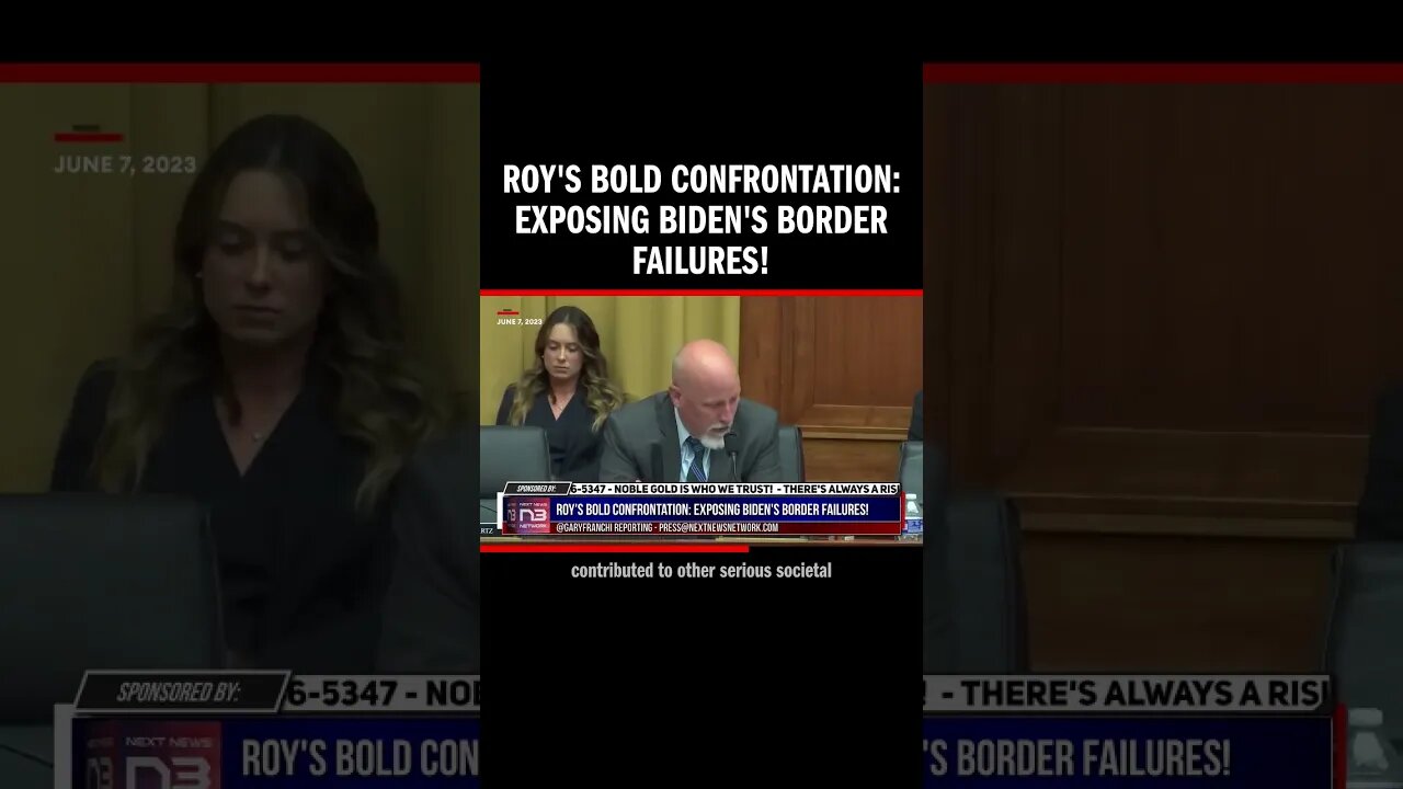 Roy's Bold Confrontation: Exposing Biden's Border Failures!