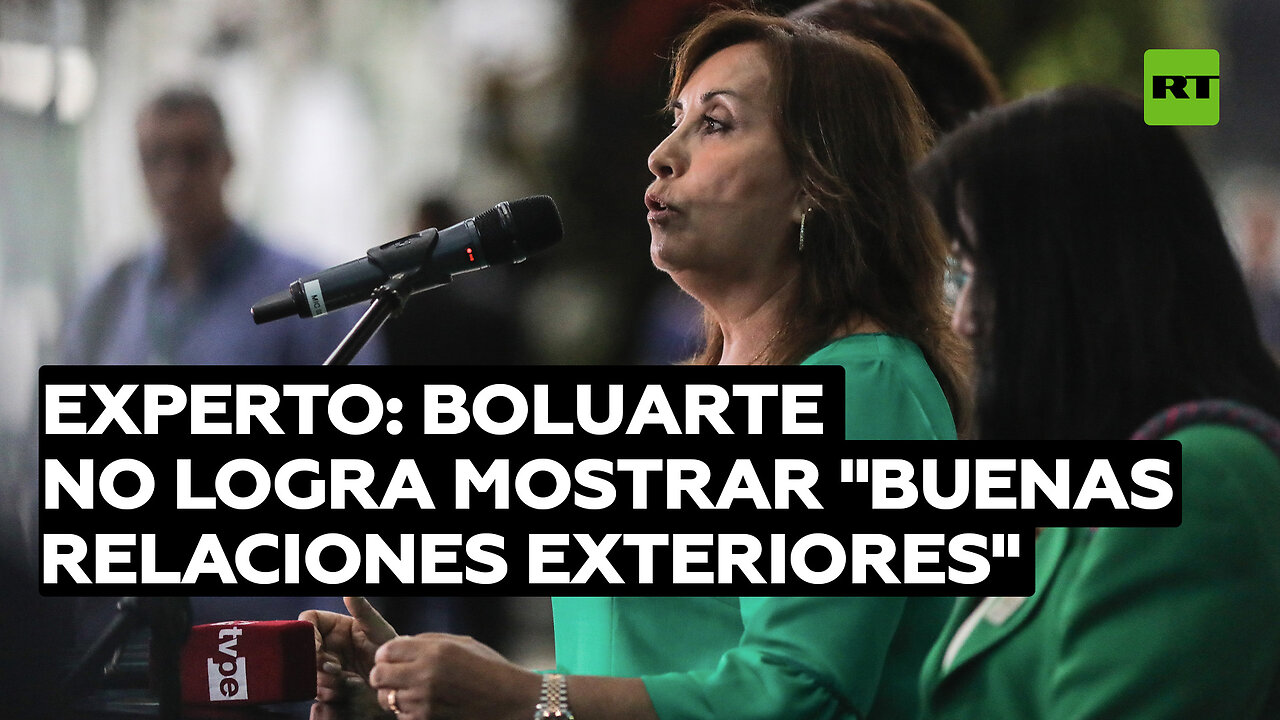 Experto: Boluarte intenta sin éxito mejorar imagen, mostrando "buenas relaciones exteriores"