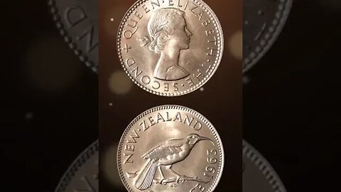 New Zealand 6 Pence 1963. #shorts #coinnotesz #viral