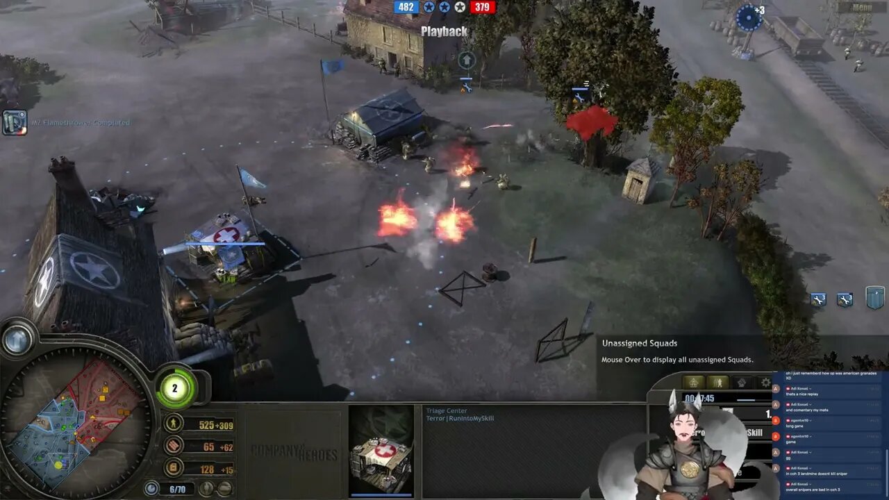 SkYisTheLimiT, RunIntoMySkill vs SMOKO, DexNisTheLiMiT EL MATADOR || Company of Heroes 1 Replay
