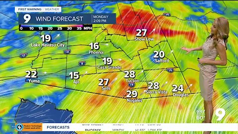 Strong winds and a chance for rain to end the year