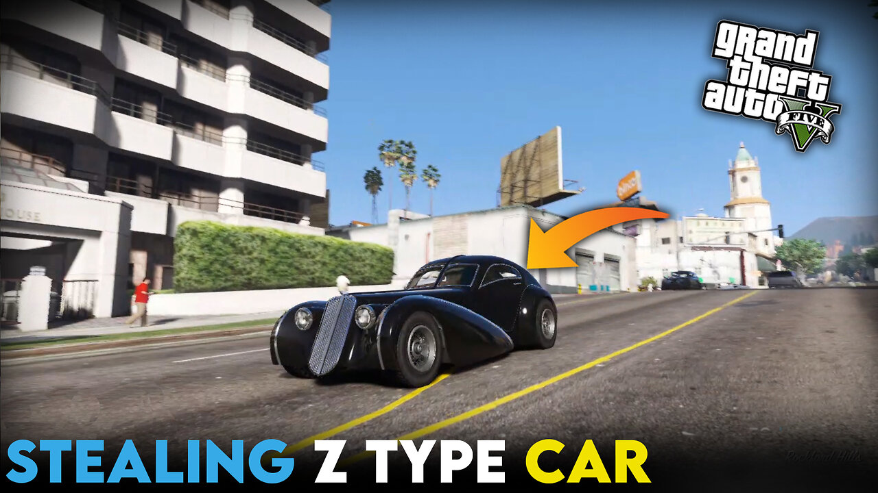 STALING Z-TYPE CAR I GTAV GAMEPLAY