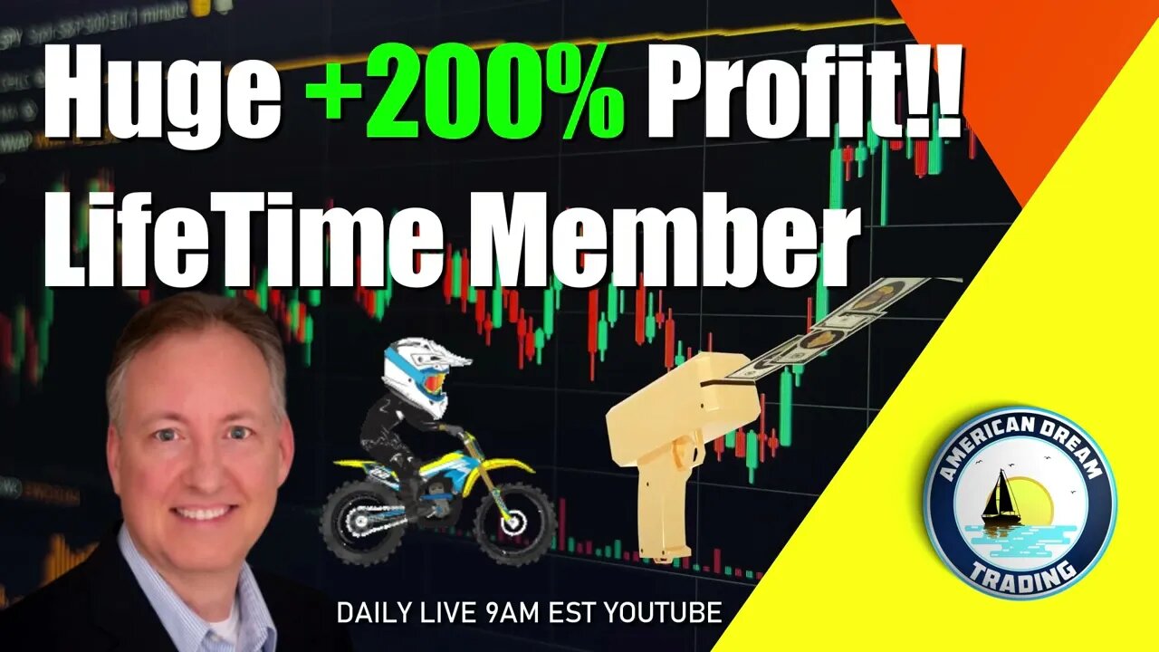 Huge +200% Profit Lifetime Member Stock Market