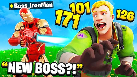 I Pretended To Be BOSS Iron Man In Fortnite