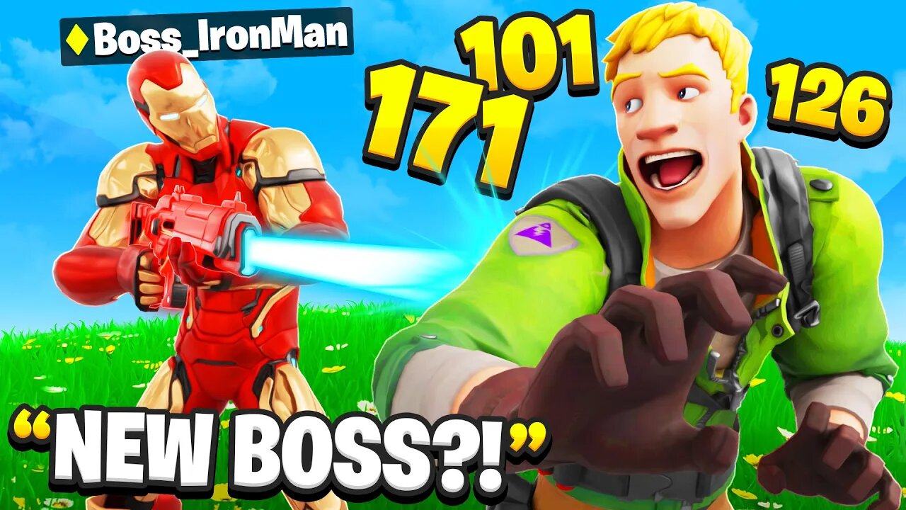 I Pretended To Be BOSS Iron Man In Fortnite