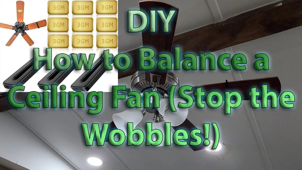 DIY: How to Balance a Ceiling Fan (Stop the Wobbles!)