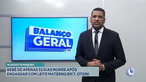 Nordeste Mineiro: Bebê de Apenas 32 Dias Morre após Engasgar com Leite Materno em Teófilo Otoni.