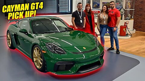 Picking Up NEW Porsche Cayman GT4 From Factory!