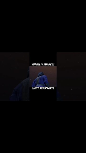 Who Needs A Parachute? | Baldur’s Gate 3 #baldursgate3 #gaming #shorts