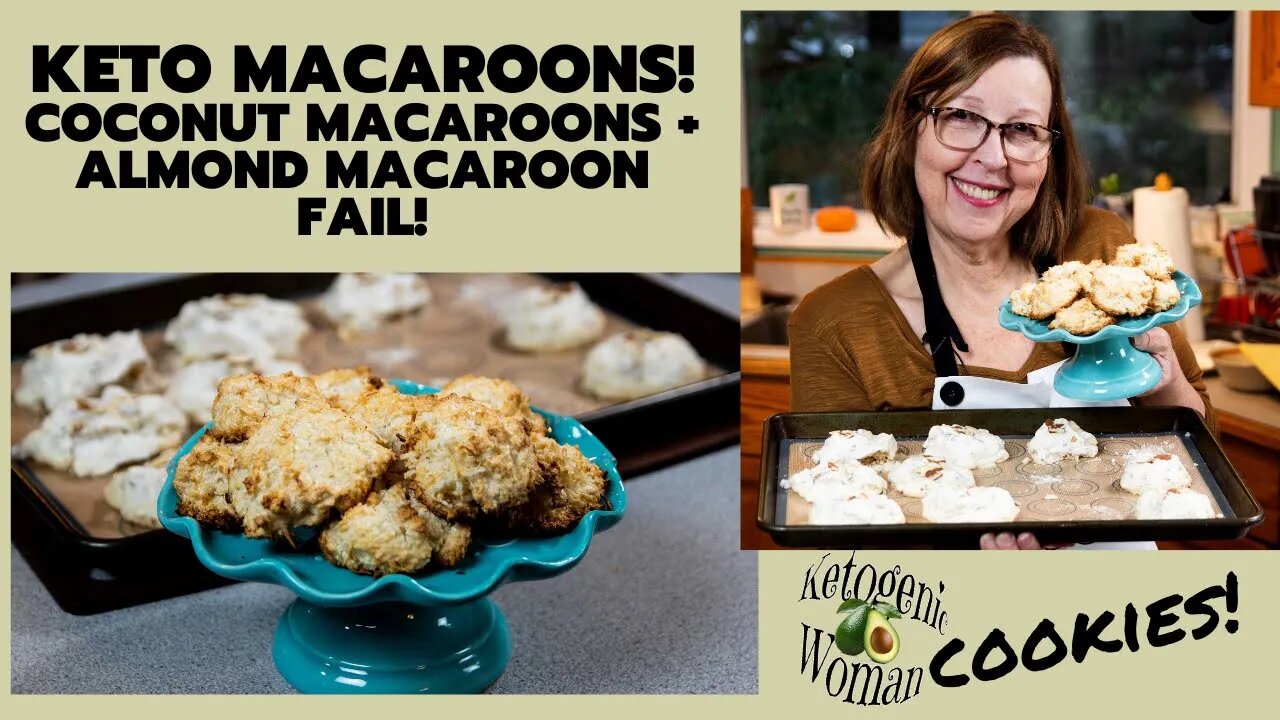 Keto Macaroons | Coconut Macaroons (Wholesome Yum) and FAILED Almond Macaroons | Keto Cookies