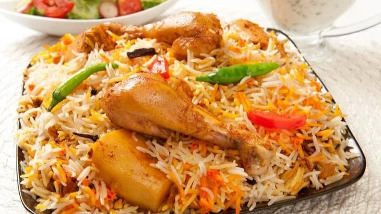 The Most Delicious Chicken Biryani بریانی گوشت مرغ بسيار بسيار لذيز